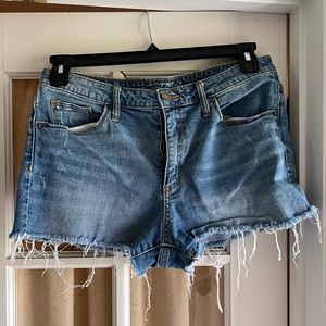size 12, blue jean shorts, & great condition
